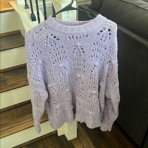 Aerie Lavender Knit Women's Sweater